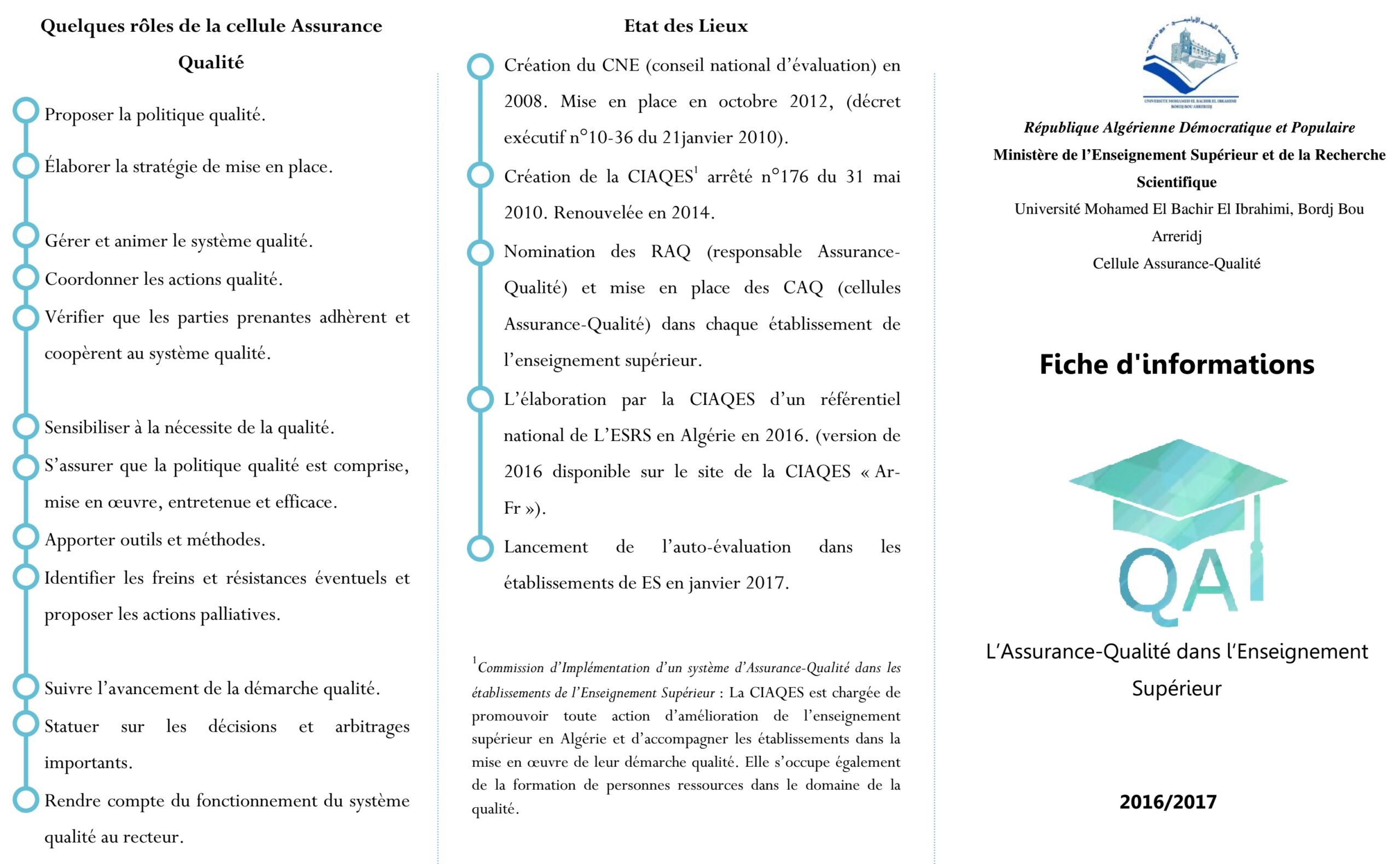 fiche information